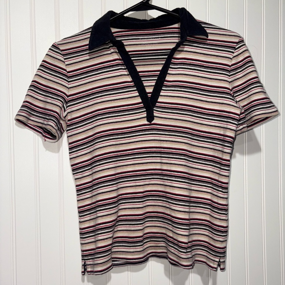 Vintage Y2K Charter Club Striped Top| Size Small - Picture 2 of 4